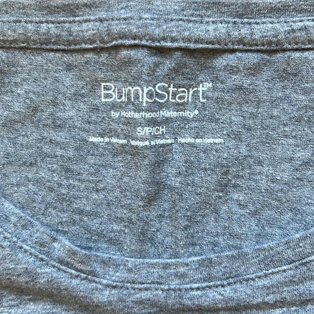 EUC BumpStart by Motherhood Long Sleeve Maternity Tshirt - Picture 4 of 7